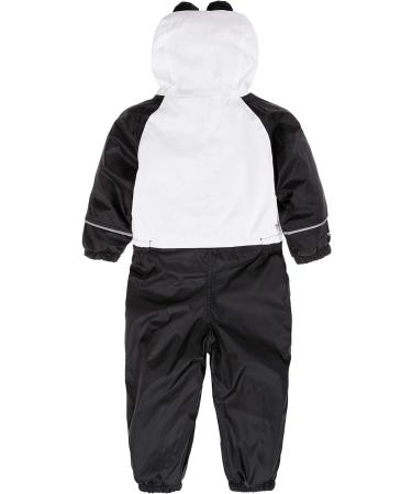 Regatta Children's Mudplay III Insulated Animal All-in-one Suit Size 12-18 - Black/White | Waterproof & Breathable - Buy Online on GoSupps.com