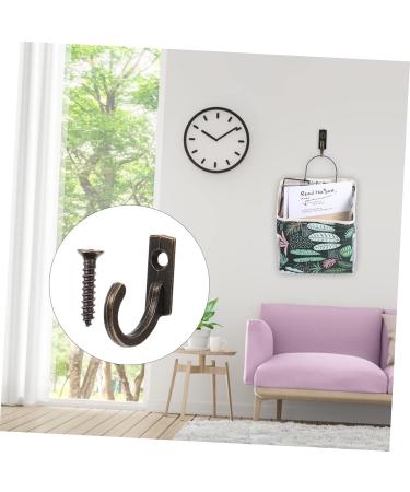Cabilock 100 Pcs Hook up Wall Mount Key Holder Metal Trim Wall Coat Hooks Hanger Towels Hook Small Hook Rural 2.2X1.7cmx2pcs Assorted Colorx2pcs - Buy Online on GoSupps.com
