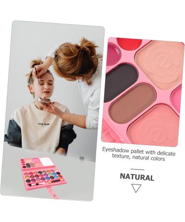 Angoily 33 Makeup Palette Eyeshadow Pink Makeup Matte Blush Kids Eye Shadow Girl Child Blush Palette - Buy Online on GoSupps.com