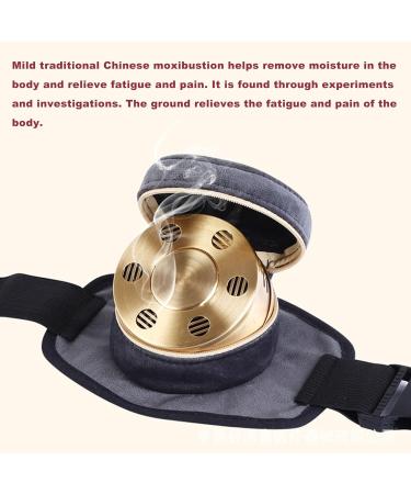 Buy Nichoy Moxibustion Box - Smoke-Free Velvet Cover Acupuncture Massager with 7 Thermal Pads & Copper Boxes | International Shipping Available - Buy Online on GoSupps.com
