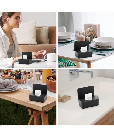 Reusable Wet Wipes Dispenser Box - Dustproof Tissue Storage Holder with Lid Seal for Home & Office - Black - Buy Online on GoSupps.com