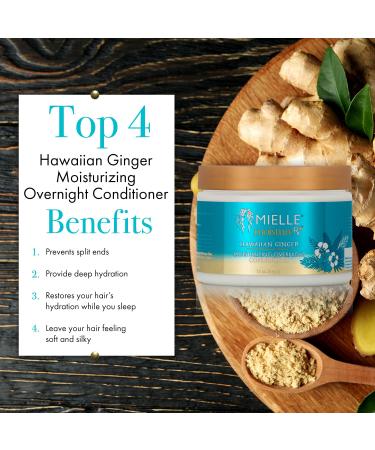 Mielle Moisture RX Hawaiian Ginger Overnight Conditioner 12 oz - Intense Hydration for All Hair Types - Shop Internationally - Buy Online on GoSupps.com