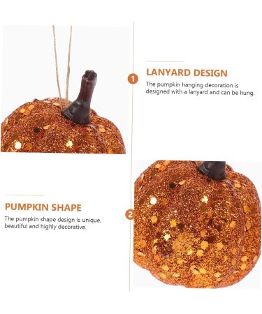 WOFASHPURET 10pcs Foam Pumpkin Fall Pumpkin Decor Thanksgiving House Decoration Lifelike Pumpkin Pumkin Decorating Glitter Pumpkins Faux Pumpkin Craft Mini Ornament Little Pumpkin Fake Pumpkin Orange 5.5CM - Buy Online on GoSupps.com