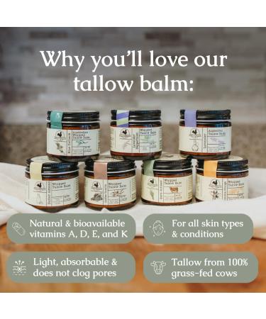 Hearth and Homestead: Handmade Whipped Tallow Balm (Vanilla Orange) - Organic Body Butter with Infused Olive Oil for Eczema Rosacea Baby - 1.3 oz - Buy Online on GoSupps.com