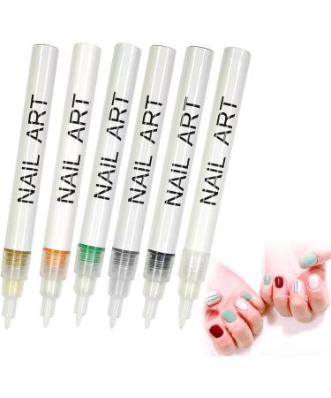 12Pcs Nail Art Pen Nail Art Painting Pen Colourful Nail Art Pen Nail Painting Pen Manicure Tool for DIY Nail Art Fashionable Nail Pen - Buy Online on GoSupps.com
