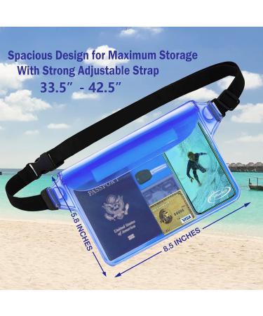 Waterproof Waist Pouch (2 Pack) | Keep Your Phone and Valuables Safe and Dry | Ideal for Boating, Swimming, Snorkeling | AiRunTech - Buy Online on GoSupps.com