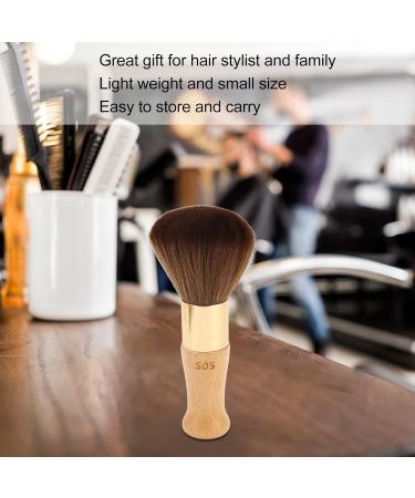 Omabeta Face Neck Duster Sturdy Handle Barber Neck Duster Brush Ergonomic Nylon Bristles Skin Friendly for Salon - Buy Online on GoSupps.com