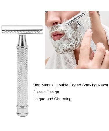 Safety Razor for Men - Zinc Alloy Double Edge Portable Shaver & Holder | International Shipping - Buy Online on GoSupps.com