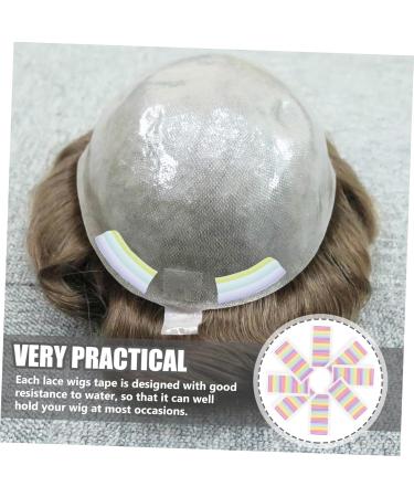 Ipetboom 8 Sheets Traceless Wig Film Glue for Wigs Wig Glue Tape Wig Accessories to Hold Wig on Scalp Tape for Wigs Wig Installation Kit Hair Ribbons Bold Hold Tape Lace Pu Fiber - Buy Online on GoSupps.com