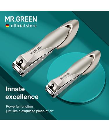 Buy MR.GREEN Stainless Steel Nail Clippers - Anti Splash Fingernail Cutter | Bionics Design Manicure & Pedicure Tools - Buy Online on GoSupps.com