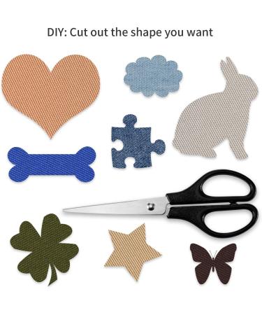 30 Classic Color Iron-On Patches for Clothing Repair - Denim, Canvas, Jacket - 4.9 x 3.7 Inches - Buy Online on GoSupps.com