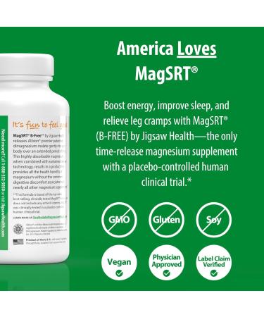 Jigsaw Health Magnesium Bundle | MagSRT (B-Free) 240 Tablets and Brain Boost 90 Capsules - Buy Online on GoSupps.com
