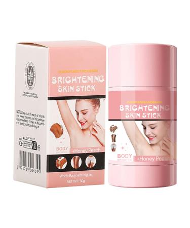 B ton de peau claircissant baume naturel pour le visage 30 g avec soin hydratant Cr me hydratante naturelle au format broderie pour une peau clatante p che 1 unit (Lot de 1)