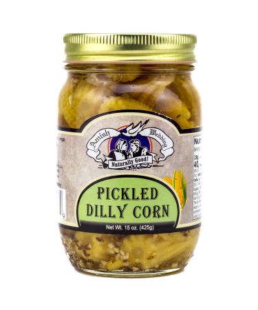 Amish Wedding Pickled Dilly Corn 16oz. - Pack of 2 | Crunchy and Tangy Corn Delight - Buy Online on GoSupps.com