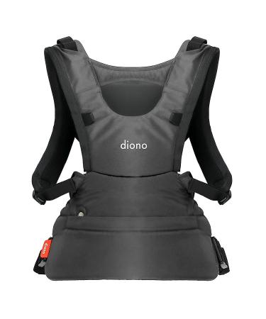 Diono Carus Essentials 3-in-1 Baby Carrier | Front & Back Carry | Newborn to Toddler | Up to 33 lb | Easy & Comfortable | Gray - Buy Online on GoSupps.com