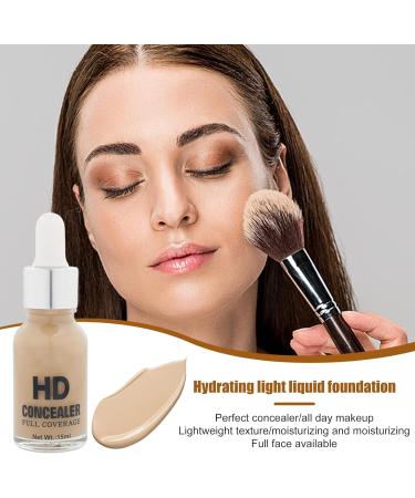 Daily Foundation Makeup | Waterproof Foundation for Full Coverage - Makeup Products for Home Dating Meeting Work Travel Jingan - Buy Online on GoSupps.com