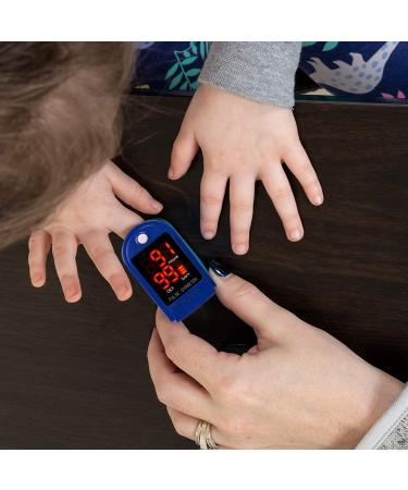 Roscoe Medical Finger Pulse Oximeter - Pediatric and Adult Oxygen Saturation Monitor for Sports and Aviation Use - Buy Online on GoSupps.com