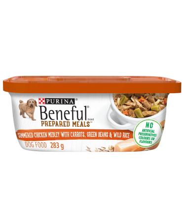 Beneful Prepared Meals Wet Dog Food Chicken Medley - 283 g Tub (8 Pack)