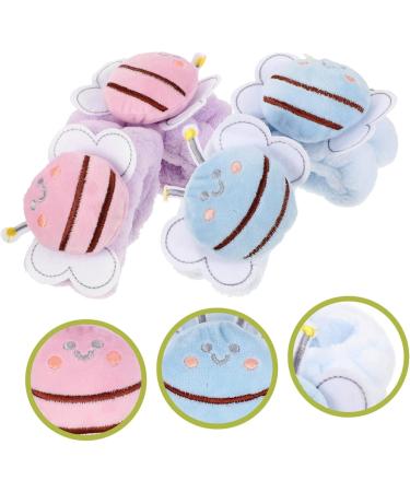 Beaupretty 4pi ces Bracelets Pour Laver Le Visage Flanelle Douce Manchettes Abeille Pour Spa Lot - Buy Online on GoSupps.com