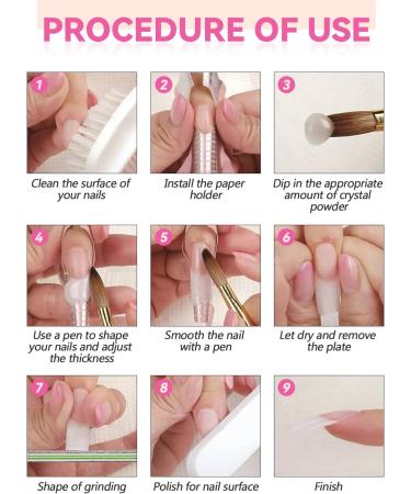 EBANKU Acrylic Powder Set - 4 Professional Colors for Nail Extension & Carving | Long-Lasting Formula, No Lamp Required - Buy Online on GoSupps.com