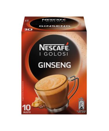 Nescafe Nescaf Gold Pack of 4 boxes of 10 soluble coffee sachets with ginseng 70g per sachet