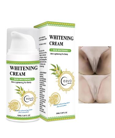 Intimate Areas Skin Lightening Cream Bleaching Cream For Body Intimate Area Private Parts Underarm Knees Elbows Inner Thigh Bikini Areas Bikini Line Skin Whitening cream 30ML 1 Fl Oz