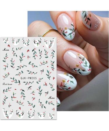 JMEOWIO 10 Sheets Flower Nail Art Stickers Decals Self-Adhesive Spring Floral Summer Colorful Nail Supplies Nail Art Design Decoration Accessories - Buy Online on GoSupps.com