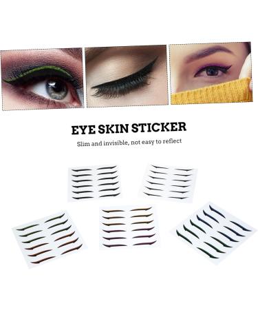 FRCOLOR 36 Pairs Glitter Eyeliner Eye Skin Sticker Double Eyelid Strips Eye Makeup Stickers Tool Miss Flash - Buy Online on GoSupps.com