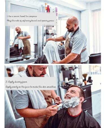 Antique Barber Razor Foldable Wooden Handle Straight Razor for Manual Shaving | Classic Men's Grooming Tool - Buy Online on GoSupps.com