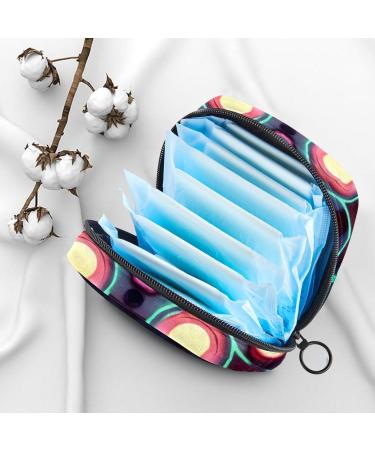 MUOOUM Menstrual Pad Bag - Zippered Storage for Tampons & Feminine Products | Skull Game Controller Design | 4.7x6.6x6.6 in | Perfect for Women & Girls - Buy Online on GoSupps.com