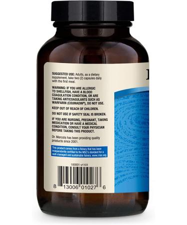 Dr. Mercola Antarctic Krill Oil â€“ 180 Capsules for Omega-3 Health Benefits - Buy Online on GoSupps.com