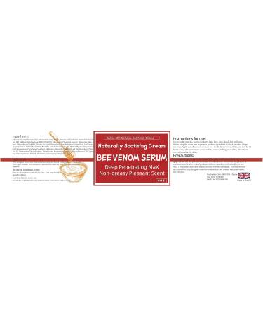 Bee Venom Muscle & Joint Cream 10X Ultra Strength Care Ointment Natural Organic Formula for Shoulder Back Neck Hands Knuckles Elbows Feet Leg Knees Ankle Adults Seniors 4 Fl Oz (Pack of 1) - Buy Online on GoSupps.com