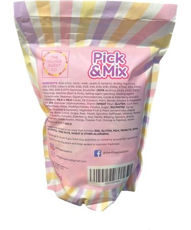 Pick & Mix Quality Sweets - Large Retro Candy Sweeties 900g Pouch Gummy Jelly Chewy Non-Fizzy Pick n Mix - Buy Online on GoSupps.com