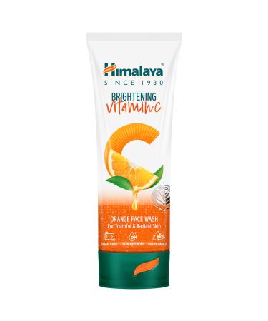 Himalayan Wellness Himalaya Brightening Vitamin C Orange Face Wash Brightening Facial Cleanser Remove Dull Skin100ml
