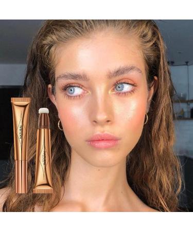 Highlighter Stick Creamy Highlighter Stick Lightweight Contouring Highlighter Makeup Stick Breathable Feel Sheer Flush Of Color Natural Looking Dtt 05# - Buy Online on GoSupps.com