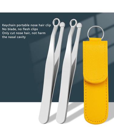 Nose Hair Tweezers Round Head Nose Hair Trimming Tweezers Stainless Steel for Men Women Body Noses - Buy Online on GoSupps.com
