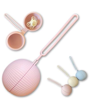 Schnullerbox silicone |Pacifier storage travel |BPA-free |Safe storage box for pacifier |High quality baby accessories for toddlers baby pacifier bag pacifier chain pacifier box pink