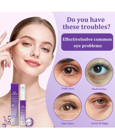 1 Pi ce S rum pour les Yeux 15ml Rouleau Sous les Yeux Soin Contour Anti Cernes Poches et Rides - Buy Online on GoSupps.com