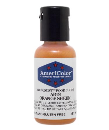 AmeriColor Amerimist Airbrush Color .65 Ounce Orange Pearl Sheen .65 Ounce Orange