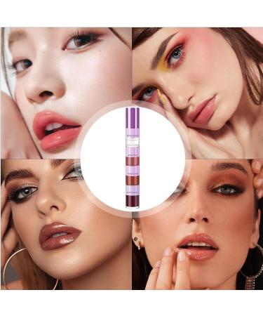 Huxibai 4-in-1 Lip Gloss - Waterproof Liquid Lipstick for Makeup Shopping Dates Meetings Holidays Travel Business Trips etc. - Buy Online on GoSupps.com