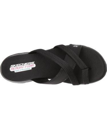 Skechers Women's Flex Appeal 2.0 Start Up Sports Sandal - 40 EU Black | International Shipping Available - Buy Online on GoSupps.com