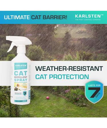 Karlsten Cat Repellent Anti Fouling spray Natural Humane Cat Deterrent Citronella 500 ML - Buy Online on GoSupps.com