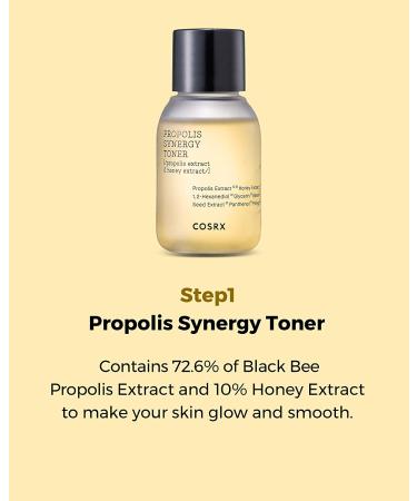 COSRX Honey Glow Kit: Propolis Toner, Ampoule & Cream for Moisturizing and Hydrating Skin - Buy Online on GoSupps.com