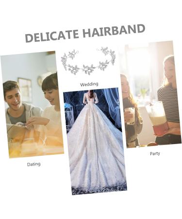 Healeved 4 Sets Bridal Diamond Headband Hair Ribbons for Wedding Headpieces Wedding Headband Headband Delicate Bridal Hairband Women Headbands Alloy Miss Rhinestones Accessories - Buy Online on GoSupps.com