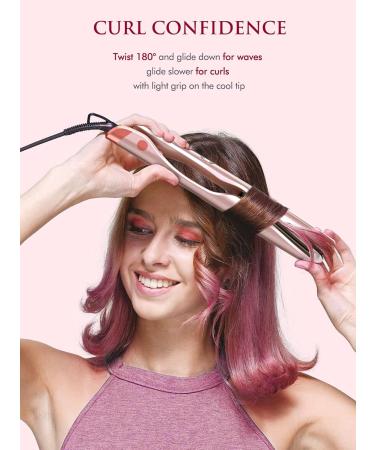 LANDOT 2 in 1 Hair Straightener & Curling Iron - Pro Flat Iron & Curler Combo for Waves & Straight Styles - International Shipping available - Buy Online on GoSupps.com