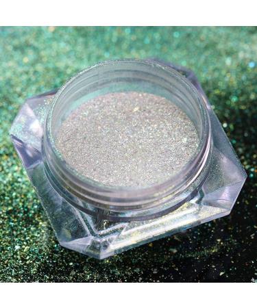 Poudre ongles en chrome nacr blanc brillant pour nail art - Accessoire pour ongles - Poudre de pigment pour ongles laser - Poudre de pigment chrom perle - Buy Online on GoSupps.com