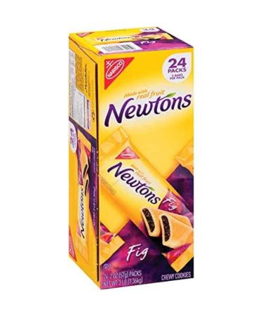 Newtons Full-Size Fig Fruit Chewy Cookies, 24 Count Individual Snack Packs size Fig 2 Ounce (Pack of 24)