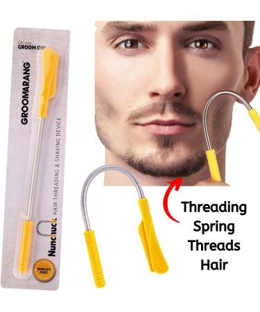 Groomarang Nose Hair Wax Kit for Men & Women | Includes Nose Wax + Hair Threading Device for Beard & Eyebrow Shaping - Buy Online on GoSupps.com