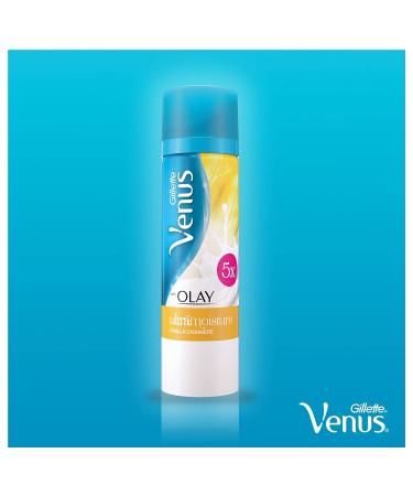 Gillette Venus with Olay UltraMoisture Vanilla Cashmere Women's Shave Gel 6oz - Pack of 6 - Buy Online on GoSupps.com