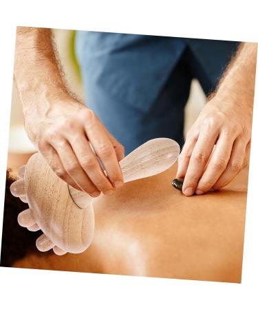 Buy Tovinanna Hand Massage Brush | Wooden Foot & Hand Massager Device for Meridian & Body Relief - Buy Online on GoSupps.com